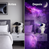 Projetor Astronauta com Som e Luz - Estrelito