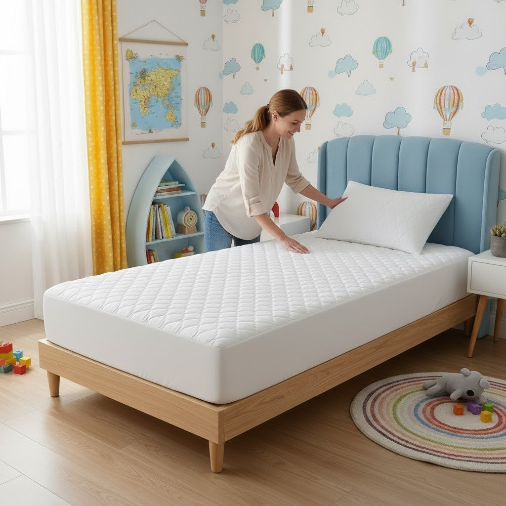 Capa impermeável Dream Shield — conforto e colchão protegido. Últimas unidades.