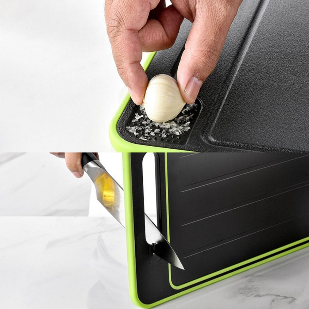 Tábua de Corte 3 em 1 com Descongelador e Amolador