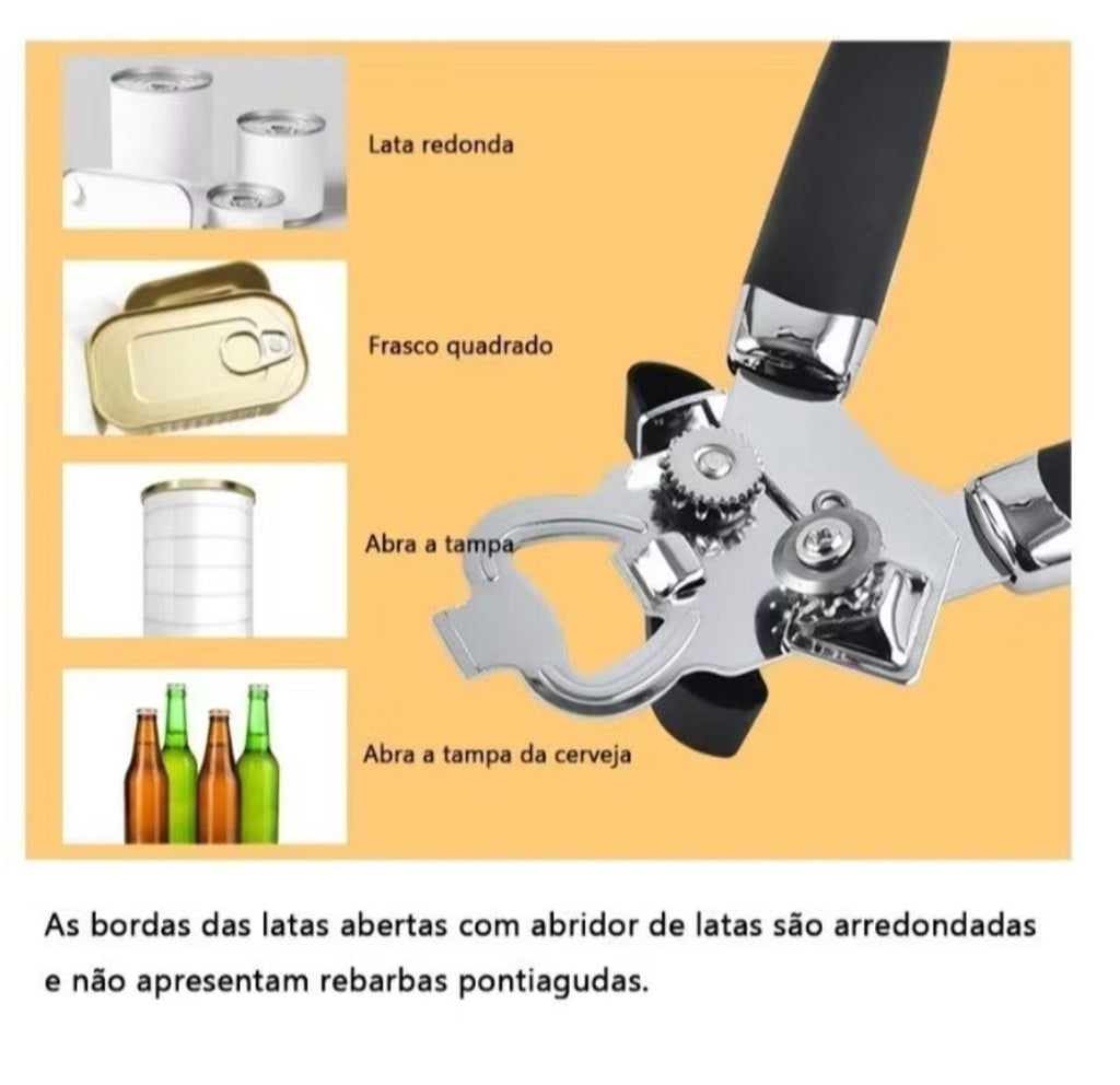 Abridor de Latas 3 em 1  Super Chefe
