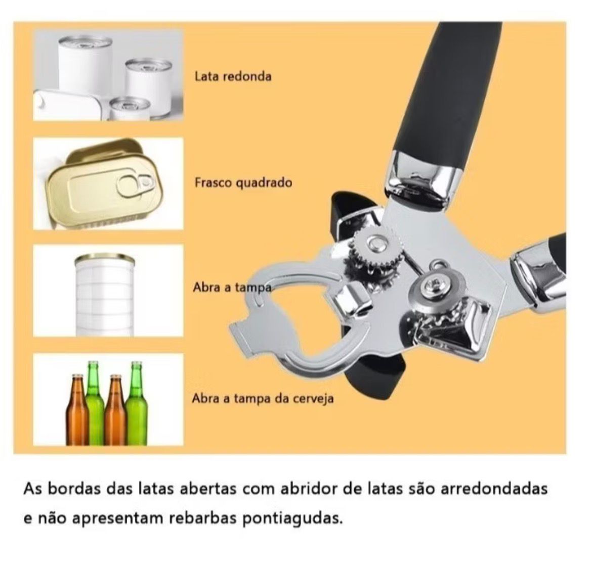 Abridor de Latas 3 em 1  Super Chefe