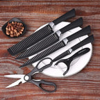 SteelChef Pro 6 Peças – Kit de Facas Profissionais Antiaderentes
